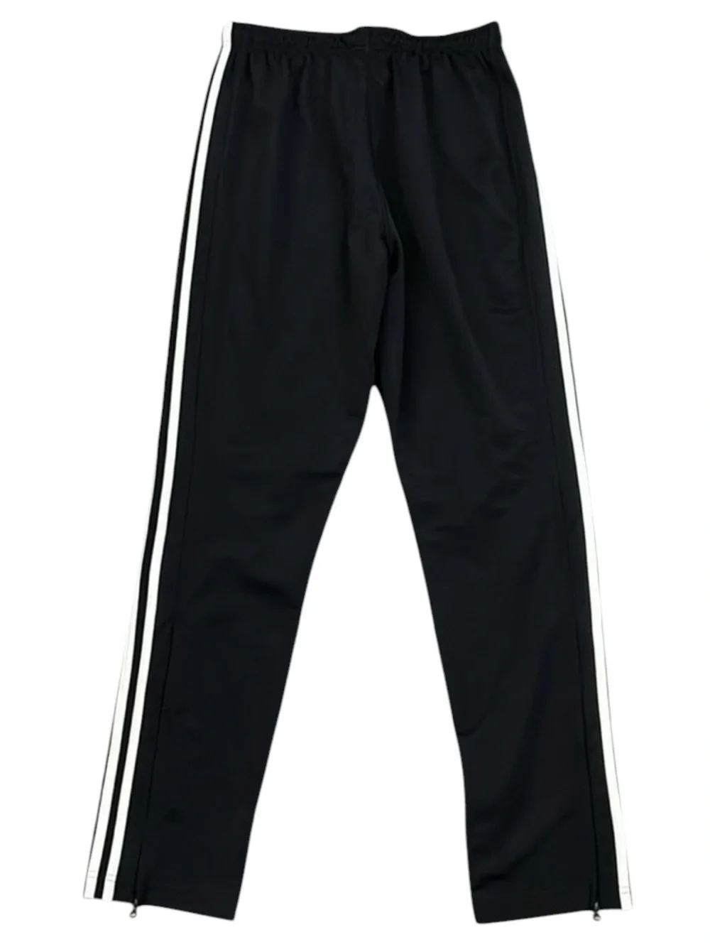 Adidas Tiro Track Pants Black 3 Stripe Ankle Zip Joggers Mens Medium